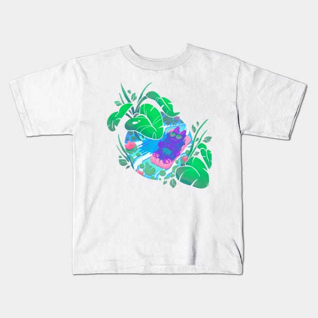 summer boys Kids T-Shirt by shojo_nosferatu